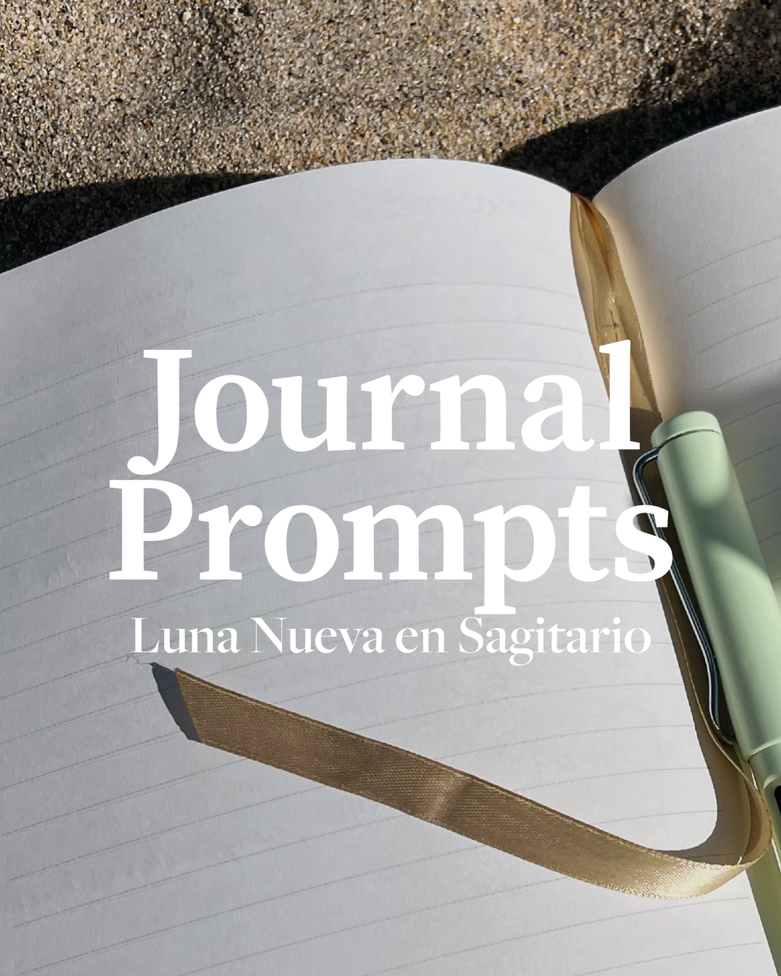 Journal Prompts para la Luna Nueva en Sagitario